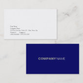 Einfachheit Visitenkarte (Vorne/Hinten)