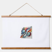 "Einfachheit" Wandteppich Mit Holzrahmen (Vorderseite 2)