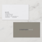 Einfachheit xiv visitenkarte (Vorne/Hinten)