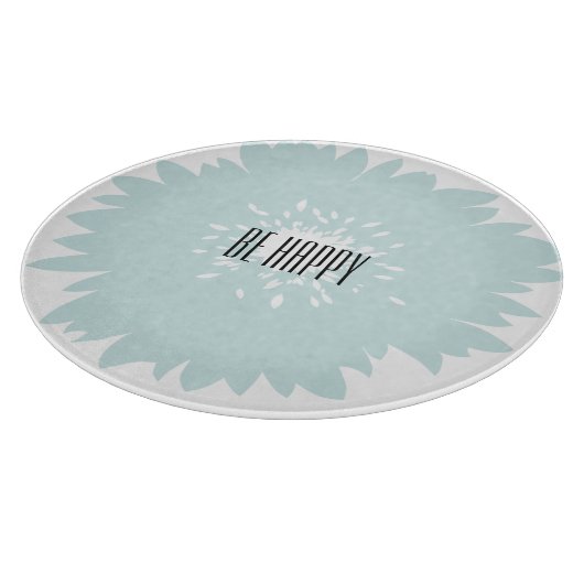 Einfachheits-Blau-Blume Schneidebrett (Ecke)