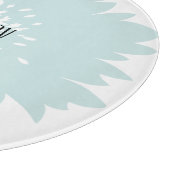 Einfachheits-Blau-Blume Schneidebrett (Ecke)