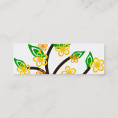 Einfachheits-Visitenkarte Mini Visitenkarte (Rückseite)