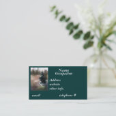 Einfachheits-Visitenkarte Visitenkarte (Stehend Vorderseite)