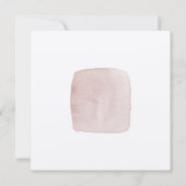 Einfachste moderne Einladung (Rückseite)