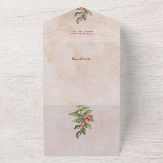 Einfachste Skripte & Blume/Tornieren Antiquitätenp All In One Einladung (Außenbereich)