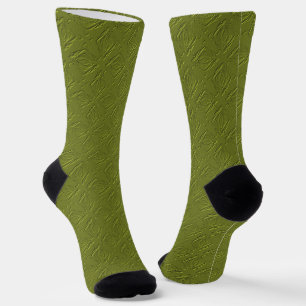 Einfaerbige Crew-Socken mit zusätzlichem Design Socken