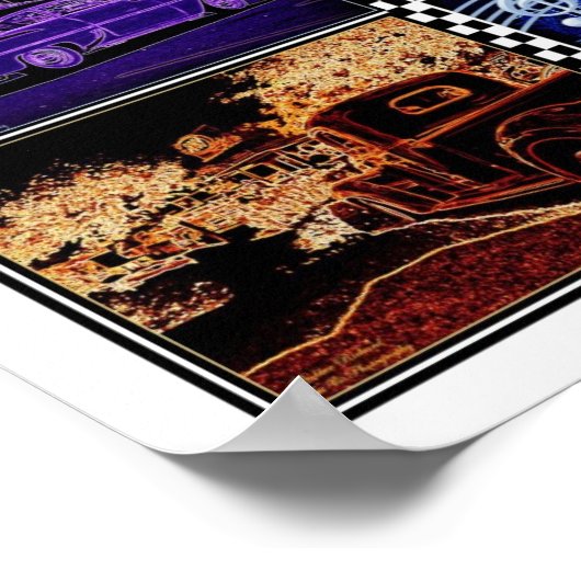 Einfahren mit den Klassikern Poster (Ecke)