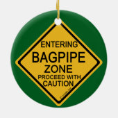 Einfahrt in Bagpipe Keramik Ornament (Hinten)