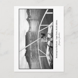 Einfahrt in den Hafen von Kapstadt Postkarte