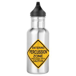 Einfahrt in den Schlagzeug Edelstahlflasche