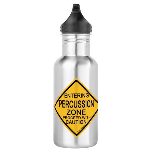 Einfahrt in den Schlagzeug Edelstahlflasche (Rechts)