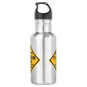 Einfahrt in den Schlagzeug Edelstahlflasche (Rückseite)
