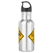 Einfahrt in die Dobrozone Edelstahlflasche (Rückseite)