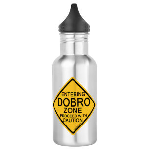 Einfahrt in die Dobrozone Edelstahlflasche