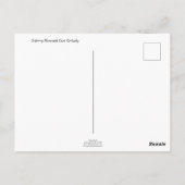 Einfahrt in die Höhle - Postkarte (Rückseite)