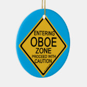 Einfahrt in die Oboe-Zone Keramik Ornament (Rechts)