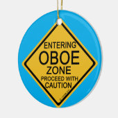 Einfahrt in die Oboe-Zone Keramik Ornament (Links)