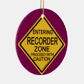 Einfahrt in die Recorder Zone Keramik Ornament (Rechts)