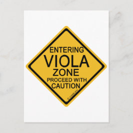 Einfahrt in die Viola Zone Postkarte