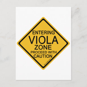 Einfahrt in die Viola Zone Postkarte