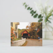 Einfahrt in Holz Postkarte (Stehend Vorderseite)