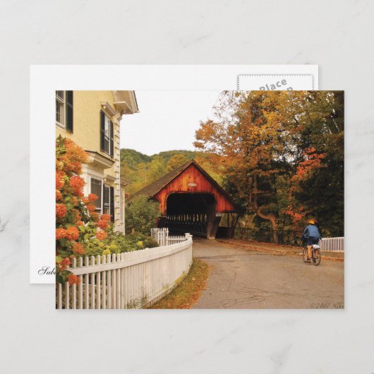 Einfahrt in Holz Postkarte (Vorne/Hinten)