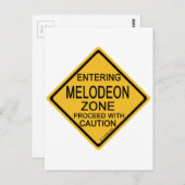 Einfahrt in Melodeon Postkarte (Vorne/Hinten)