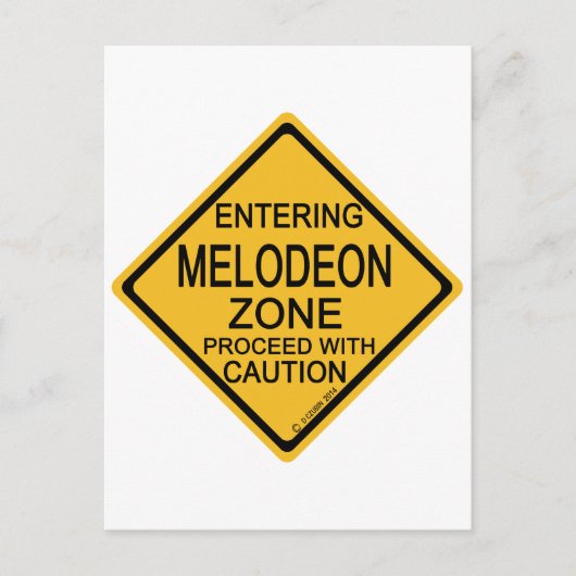 Einfahrt in Melodeon Postkarte (Vorderseite)