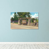 Einfahrt nach Whiteface Highway Leinwanddruck (Insitu (Holzboden))
