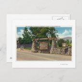 Einfahrt nach Whiteface Highway Postkarte (Vorne/Hinten)