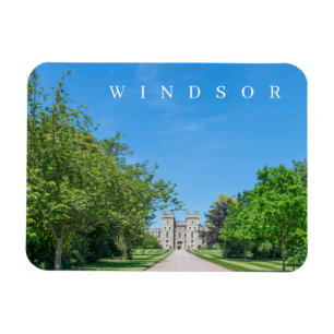 Einfahrt Windsor Castle Kühlschrankmagnet Magnet