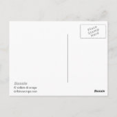 Einfall Postkarte (Rückseite)