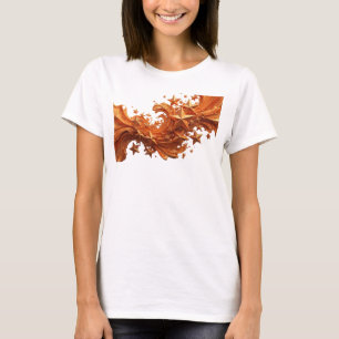 Einfallsreich Orange GOLDENE STERNE Kundenspezifis T-Shirt