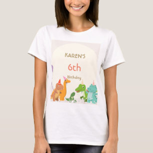 Einfallsreiche Dinosaurier Prinzessin Geburtstagsf T-Shirt