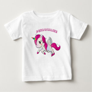 Einfallsreicher Fliegender Einhorn Pegasus Regenbo Baby T-shirt