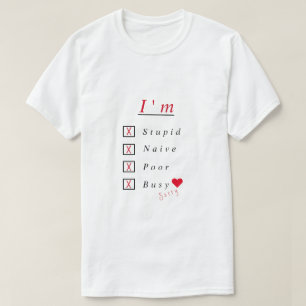Einfallsreicher Text Herren T-Shirt