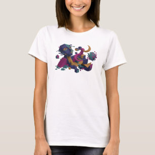 Einfallsreiches Navy ABSTRACT ART Maßgeschneiderte T-Shirt