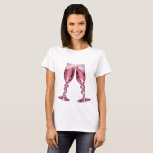 Einfallsreiches Silber CHAMPAGNER GLÄSER Tee (Vorne ganz)