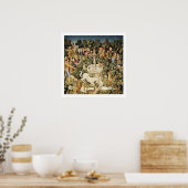 Einfangen des weißen Einhorns Poster (Küche)