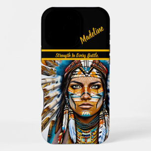 Einfangende Eingeborenen-Symbole: Kulturelle Kunst iPhone 16 Pro Max Hülle