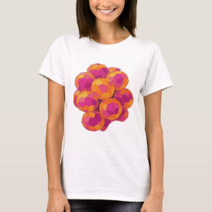 Einfangende silberne ABSTRACT ART Kunstprint T-Shirt