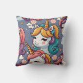 Einfarben und Sprinklen drucken Kissen (Rückseite)