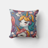 Einfarben und Sprinklen drucken Kissen (Vorderseite)