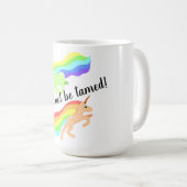 Einfarben und Zitat Kaffeetasse (VorderseiteRechts)