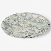 Einfärben zeichnend Kunst Pappteller (Schrägansicht)