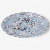 Einfärben zeichnend Kunst Pappteller (Schrägansicht)