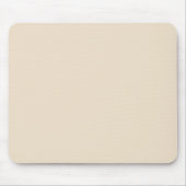 Einfarbig einfaches Champagner-Beige Mousepad (Vorne)