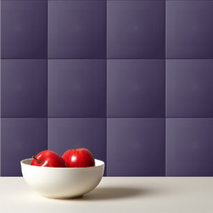 Einfarbig einfaches Pastell-Dunkelviolett Fliese