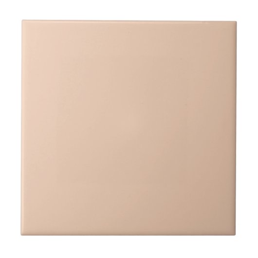 Einfarbig einfaches Pfirsich-Beige Fliese (Vorderseite)