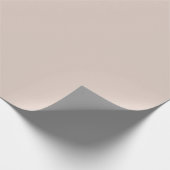 Einfarbig einfaches silbernes helles Shell-Pink Geschenkpapier (Ecke)
